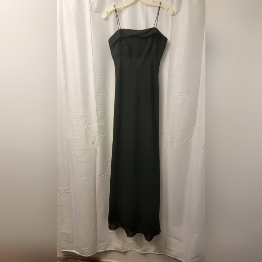 Michaelangelo Classic Black Evening Gown